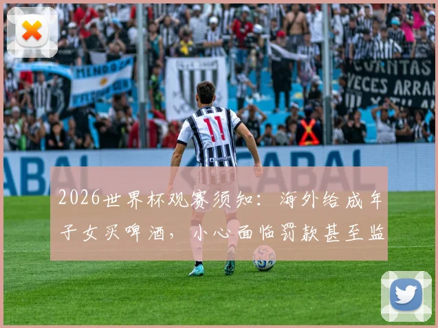 2026世界杯观赛须知:海外给成年子女买啤酒,小心面临罚款甚至监禁风险